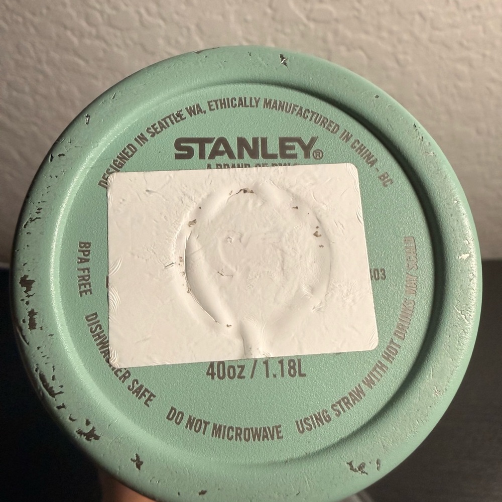 Stanley Mint Green Travel Mug - Picture 6 of 8